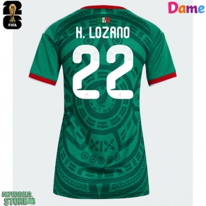 Mexico Hirving Lozano #22 Replika Hjemmebanetrøje Dame VM 2026 Kortærmet